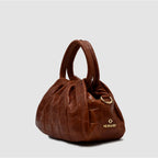 PETITE S - Borsa a mano in Pelle Cocco - CUOIO - MIDMAIND™ | BRAND