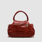 PETITE S - Borsa a mano in Pelle Cocco - ROSSO - MIDMAIND™ | BRAND