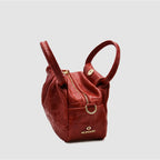 PETITE S - Borsa a mano in Pelle Cocco - ROSSO - MIDMAIND™ | BRAND