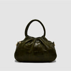 PETITE S - Borsa a mano in Pelle Cocco - VERDE BOTTIGLIA - MIDMAIND™ | BRAND