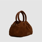 PETITE S - Borsa a mano in Pelle Suede - CANNELLA - MIDMAIND™ | BRAND
