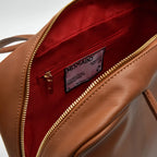 SKIN M - Borsa a mano in Pelle Sauvage - Cuoio - MIDMAIND™ | BRAND