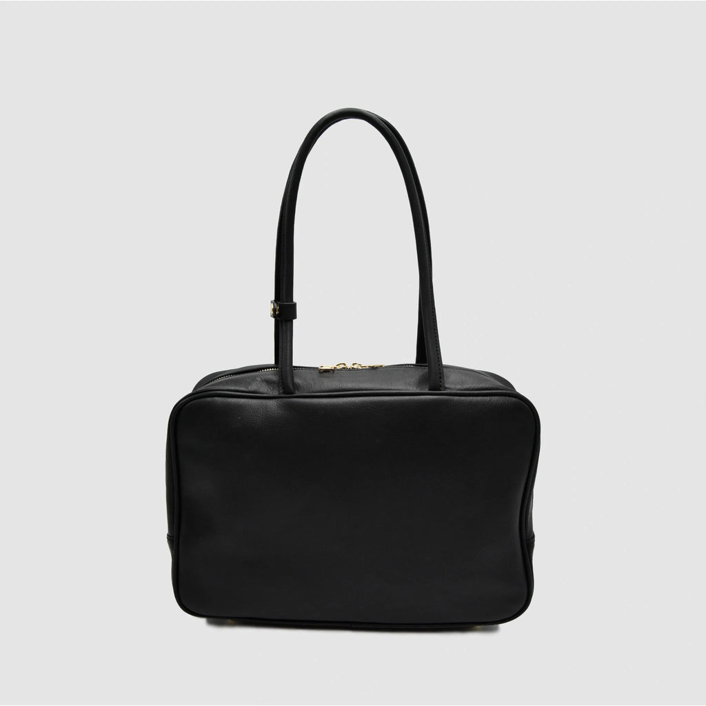 SKIN M - Borsa a mano in Pelle Sauvage - Nero - MIDMAIND™ | BRAND