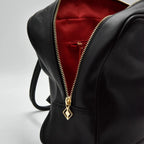 SKIN M - Borsa a mano in Pelle Sauvage - Nero - MIDMAIND™ | BRAND