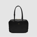 SKIN M - Borsa a mano in Pelle Sauvage - Nero - MIDMAIND™ | BRAND