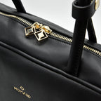 SKIN M - Borsa a mano in Pelle Sauvage - Nero - MIDMAIND™ | BRAND