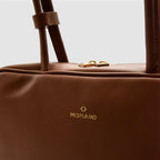 SKIN S - Borsa a mano in Pelle Sauvage - Cuoio - MIDMAIND™ | BRAND