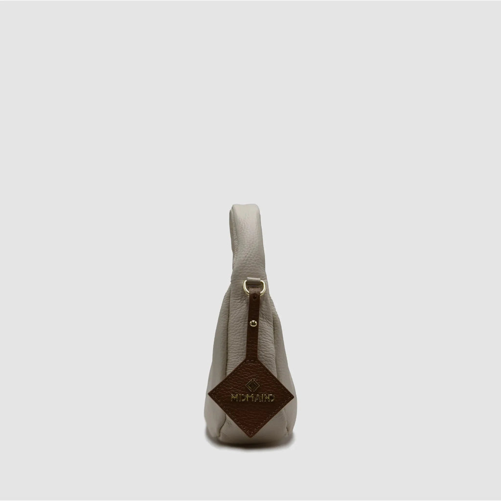 WANDER S - Borsa hobo in Pelle - CREMA - MIDMAIND™ | BRAND