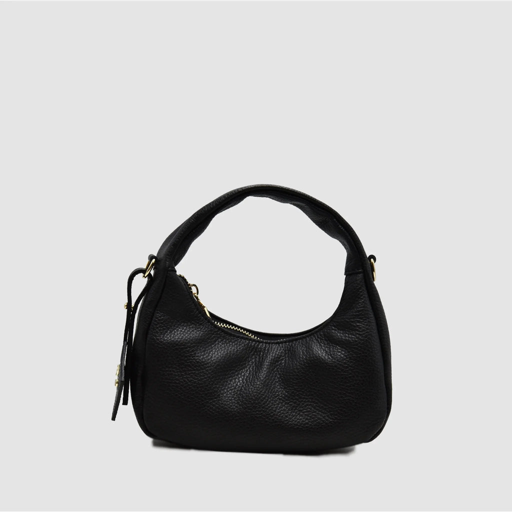 WANDER S - Borsa hobo in Pelle - NERO - MIDMAIND™ | BRAND