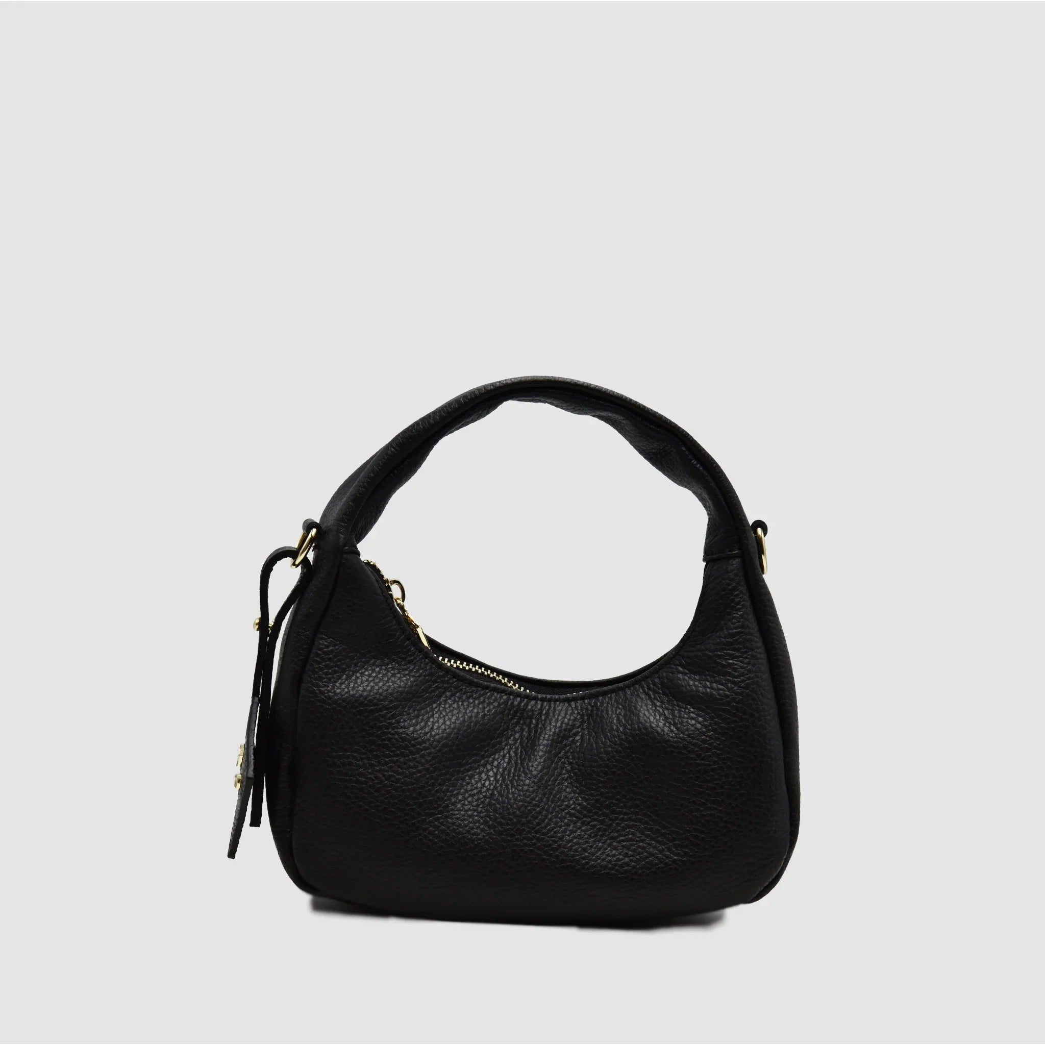 WANDER S - Borsa hobo in Pelle - NERO - MIDMAIND™ | BRAND