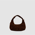 WANDER S - Borsa hobo in Pelle Suede - CANNELLA - MIDMAIND™ | BRAND