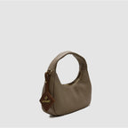 WANDER S - Borsa hobo in Pelle - TAUPE - MIDMAIND™ | BRAND