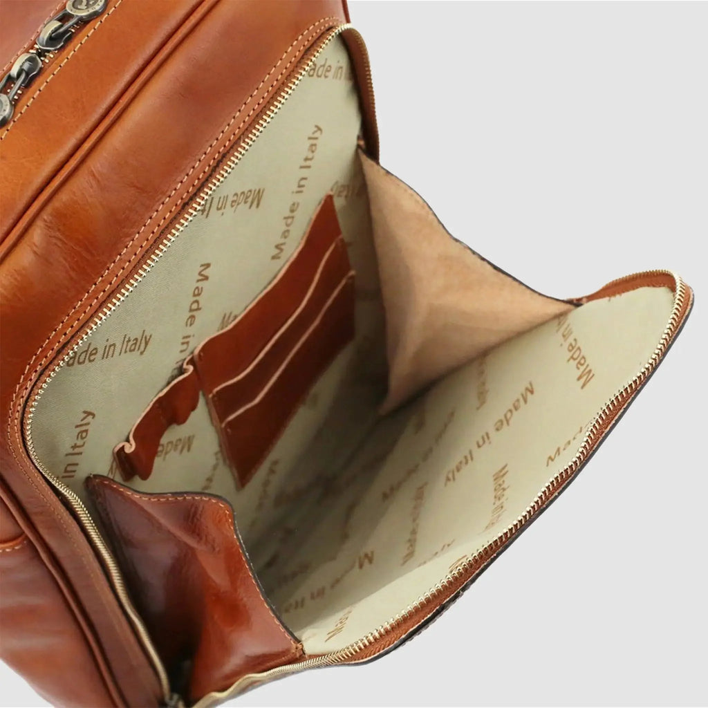 Zaino in Cuoio Porta PC Made in Italy | BUSINESS PACK - MIDMAIND™ | BRAND