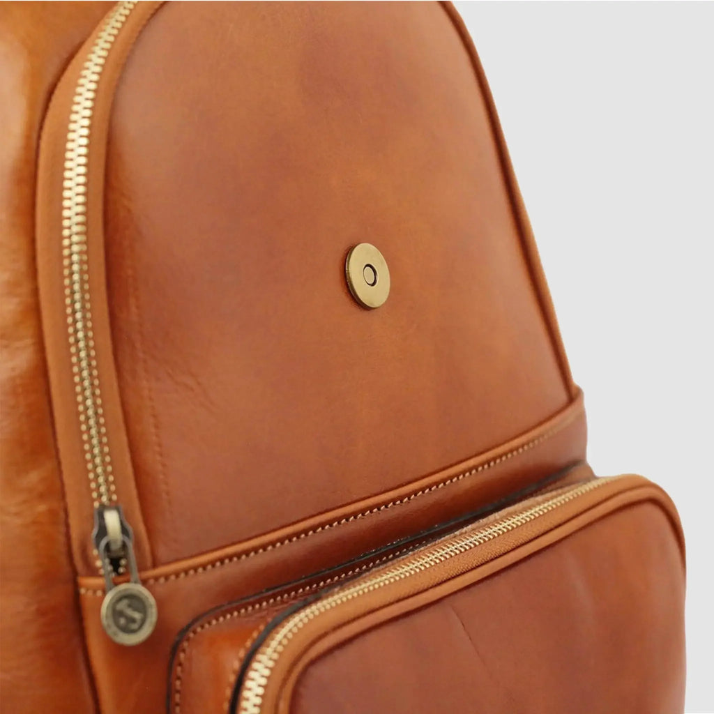 Zaino in Vera Pelle Pieno Fiore Made in Italy | DAILY PACK - MIDMAIND™ | BRAND