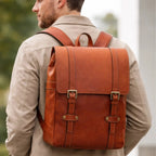 Zaino in Vera Pelle Pieno Fiore Made in Italy | URBAN PACK - MIDMAIND™ | BRAND