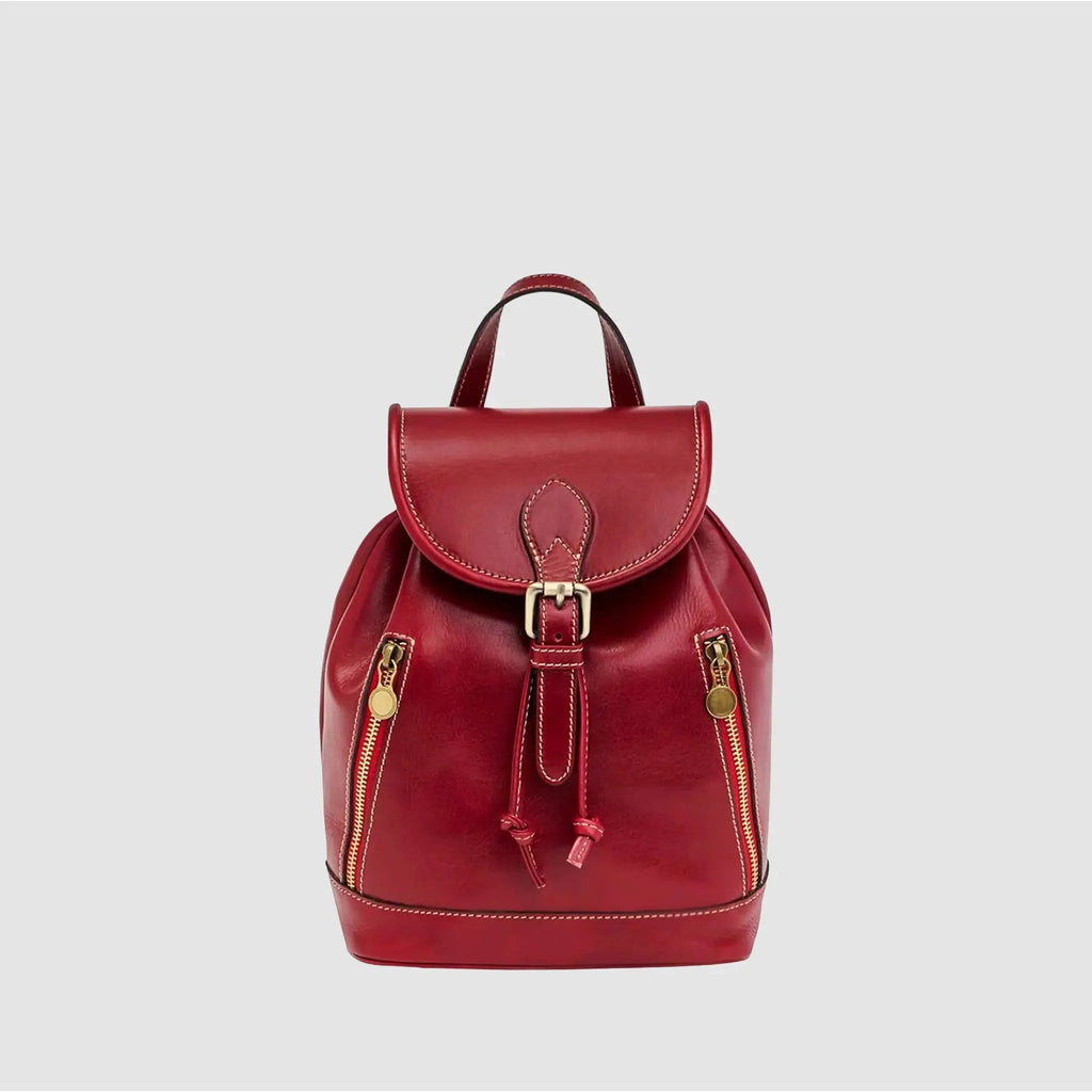 Zaino Piccolo in Vera Pelle Pieno Fiore Made in Italy | URBAN MINI PACK - MIDMAIND™ | BRAND