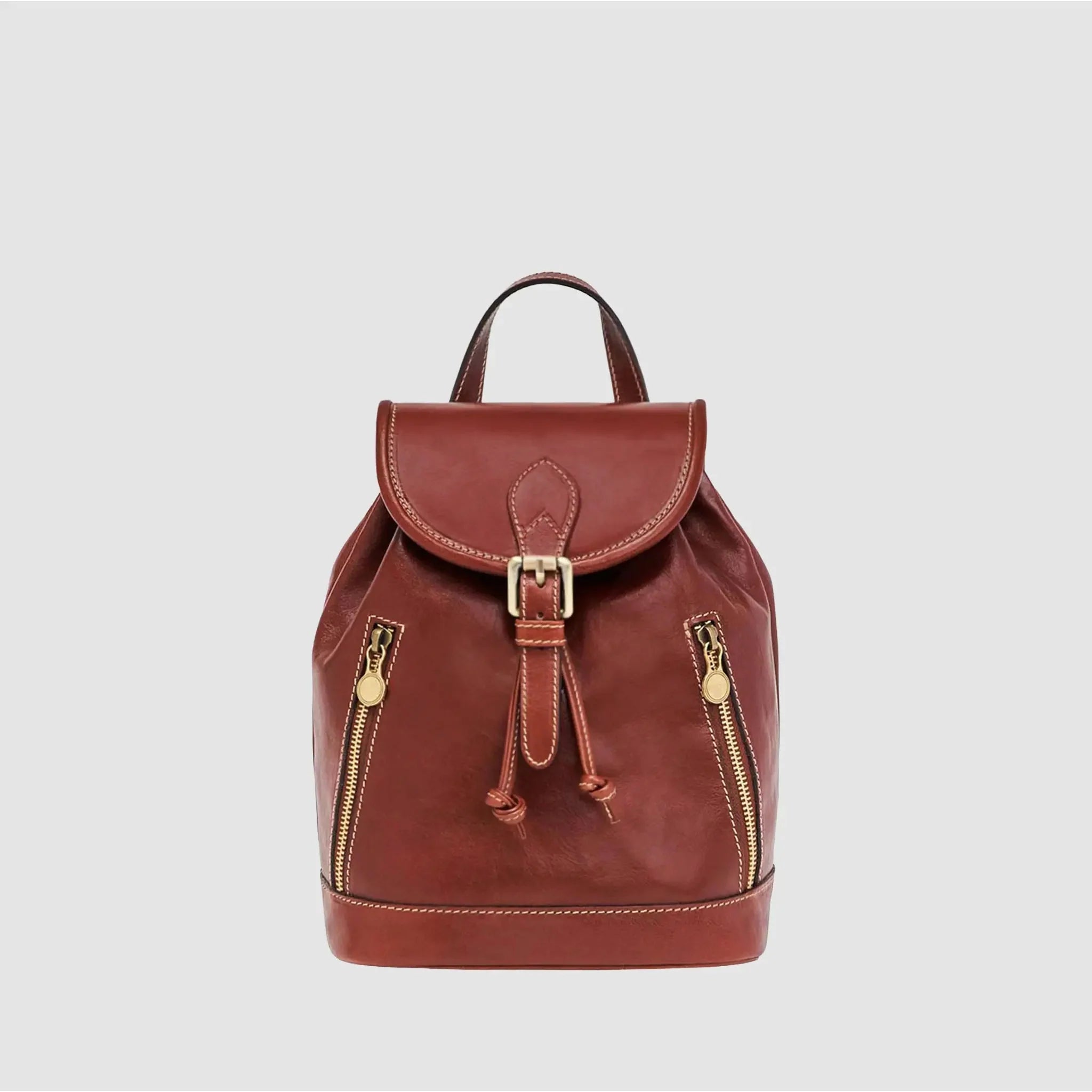 Zaino Piccolo in Vera Pelle Pieno Fiore Made in Italy | URBAN MINI PACK - MIDMAIND™ | BRAND