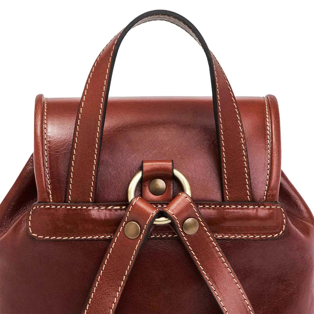 Zaino Piccolo in Vera Pelle Pieno Fiore Made in Italy | URBAN MINI PACK - MIDMAIND™ | BRAND