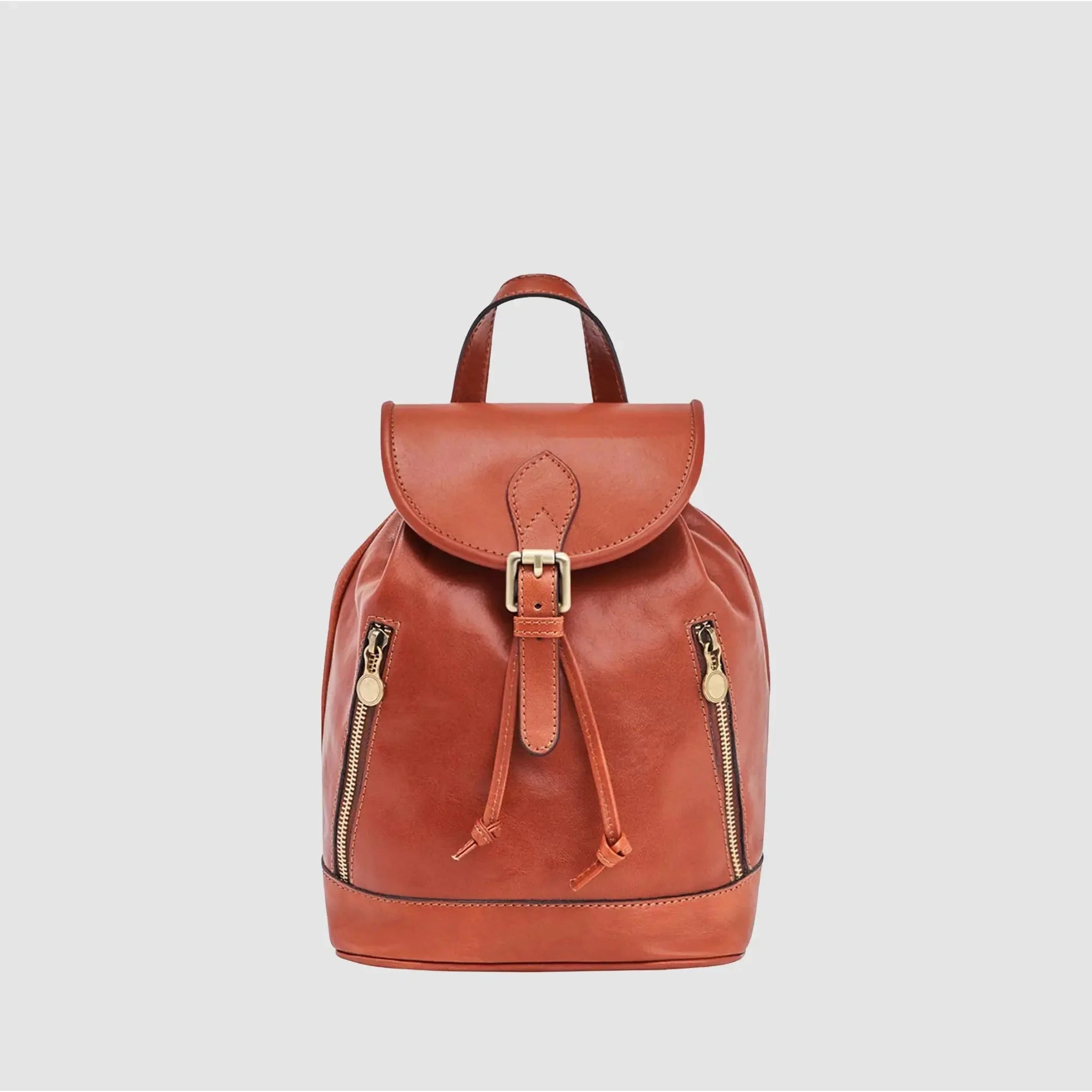 Zaino Piccolo in Vera Pelle Pieno Fiore Made in Italy | URBAN MINI PACK - MIDMAIND™ | BRAND