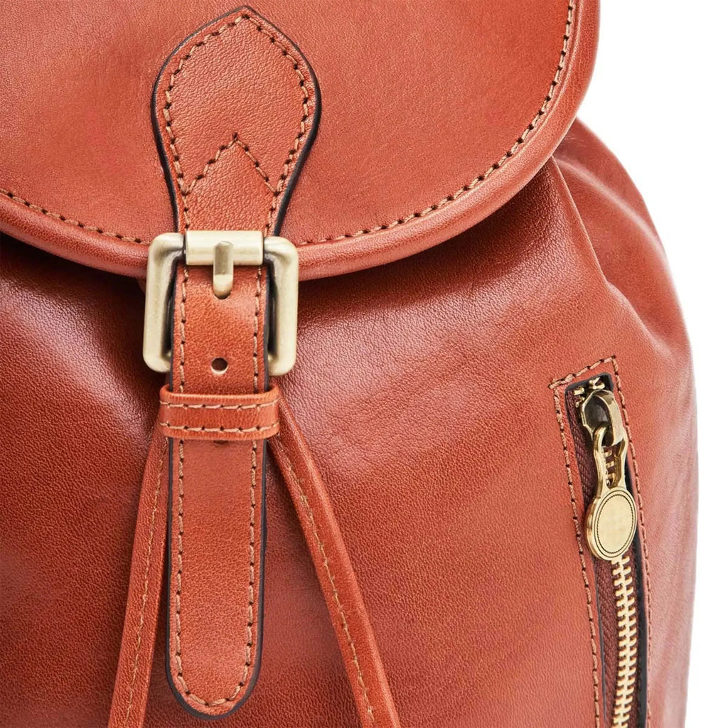 Zaino Piccolo in Vera Pelle Pieno Fiore Made in Italy | URBAN MINI PACK - MIDMAIND™ | BRAND